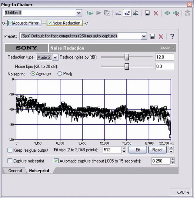Sony Sound Forge 8 Sony's noise reduction software is included free, along with CD Architect